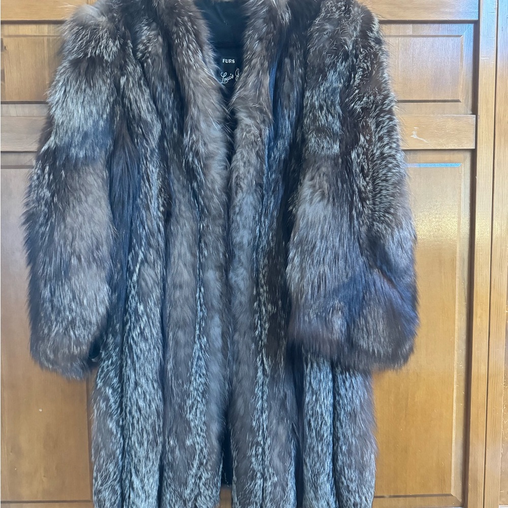 Genuine Dark Brown Fur Coat